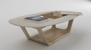 tafel met gadgets